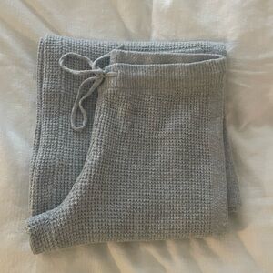 Aerie Cozyup Waffle Wide Pants- S Reg/P Standard🤍